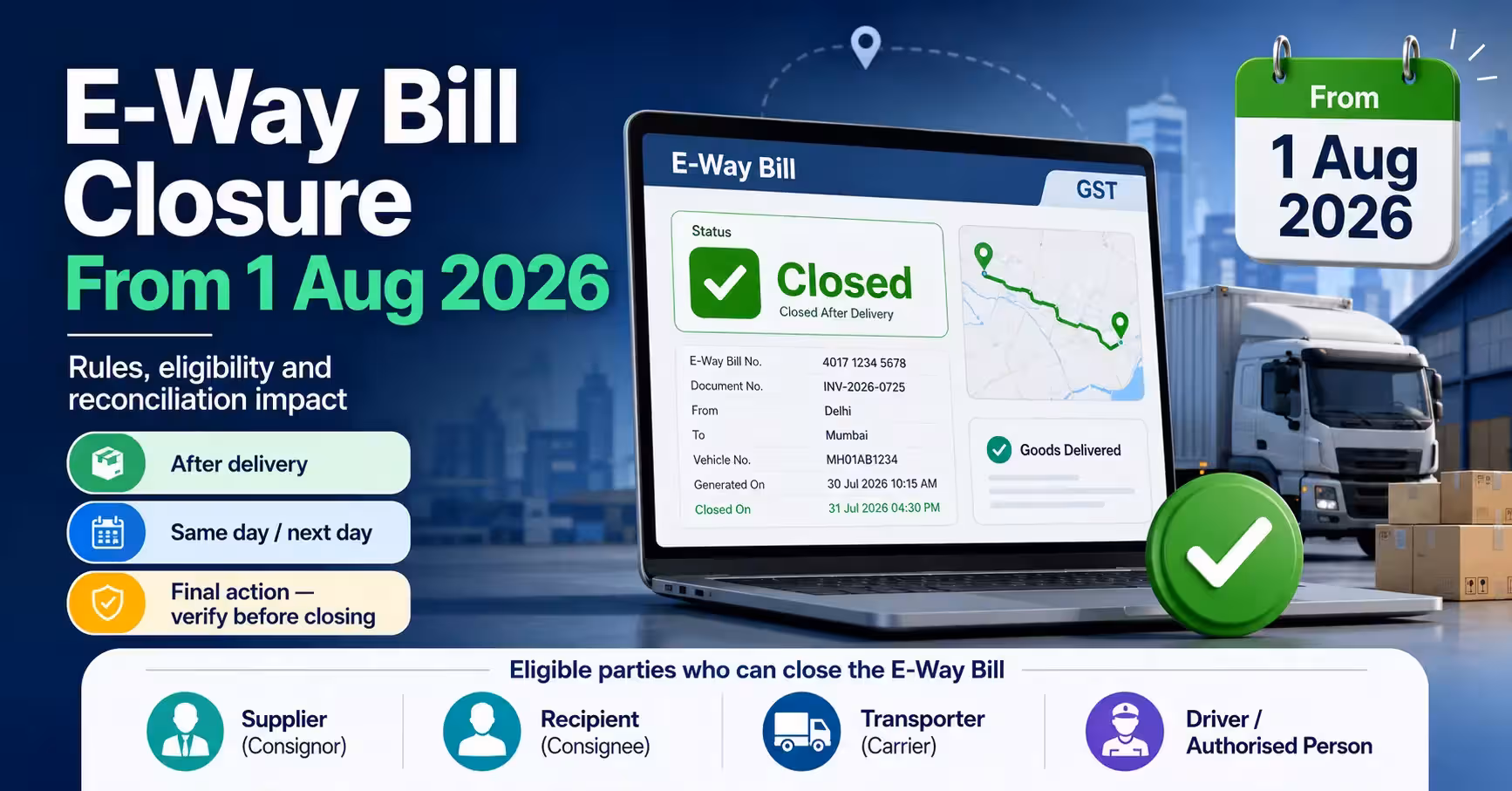 e-way bill closure