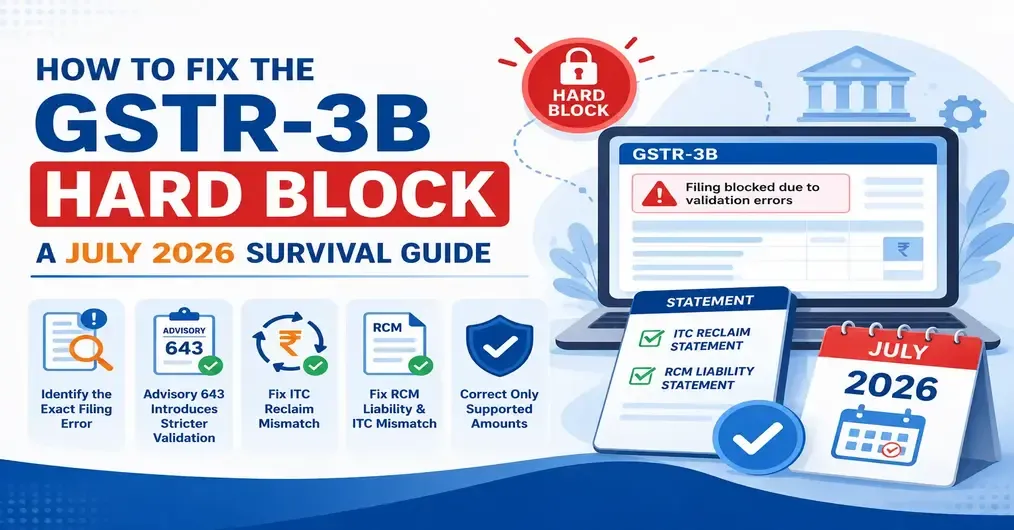 Fix the GSTR-3B Hard Block
