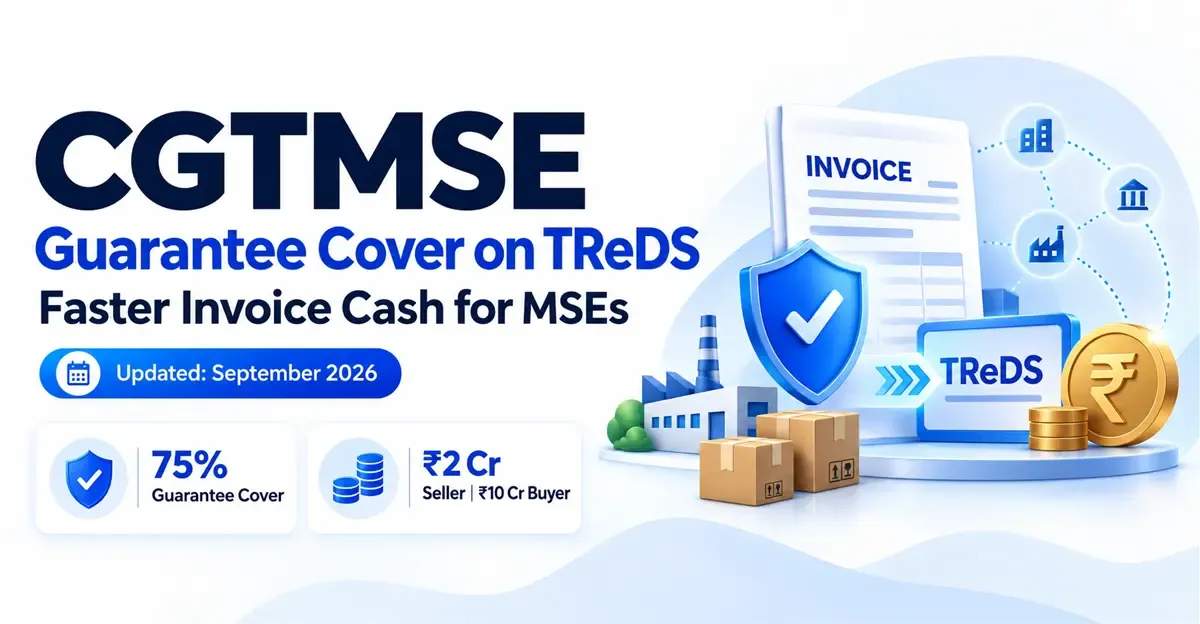 CGTMSE Guarantee Cover on TReDS