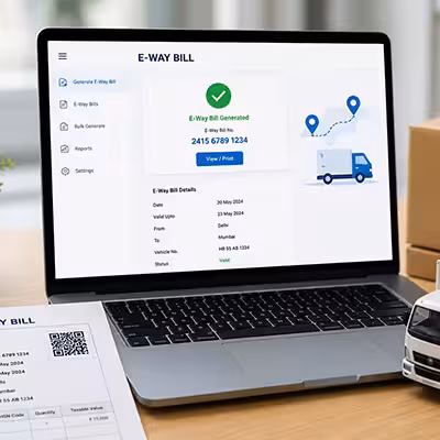 Auto E-Way Bill Feature Illustration