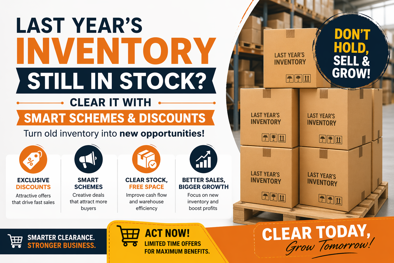 Last Year’s Inventory Still in Stock? Clear It with Smart Schemes & Discounts